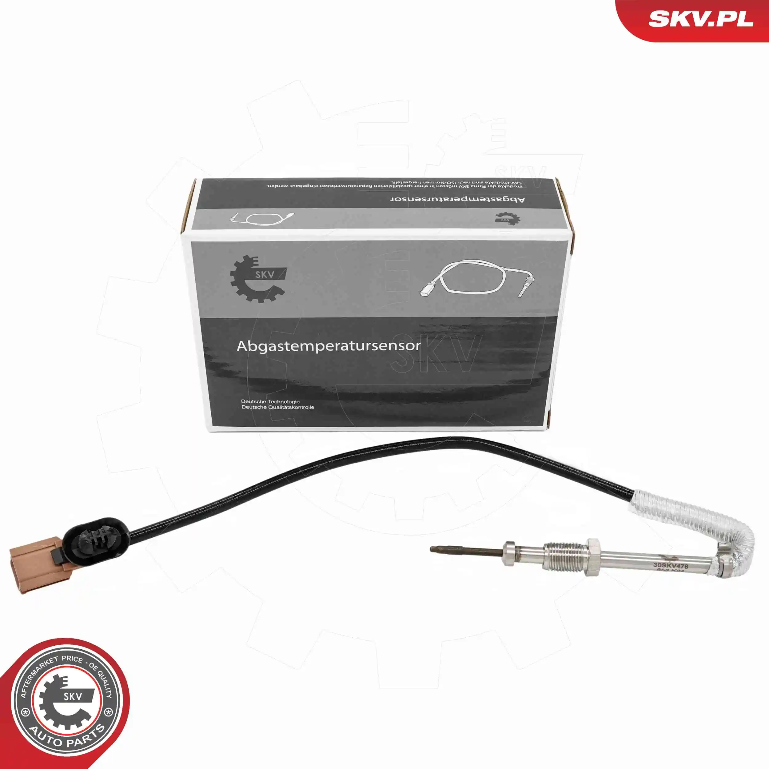 Sensor, exhaust gas temperature